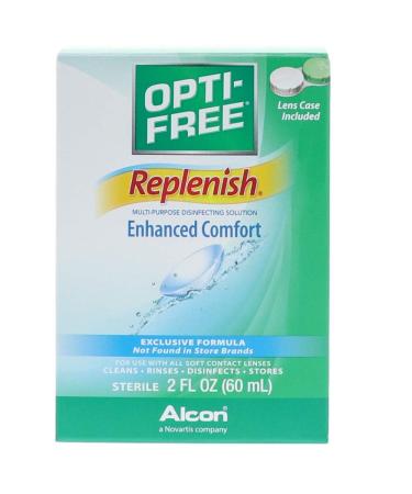 OPTI-FREE Replenish Multi-Purpose Disinfecting Contact Lens Solution 2 oz