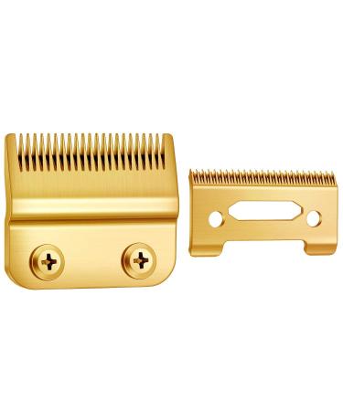 Walory Hair Clipper Blade - 2Pcs Hair Clipper Blade Cutter Head Replacement Blade for Wahl Electric Hair Trimmer Shaver Trimmers Clipper Accessories Gold