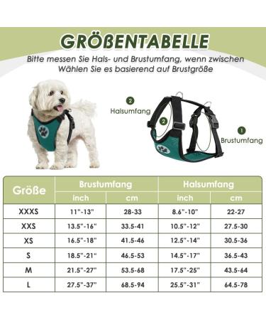 Eyin Dog Harness with Seat Belt for Car - Adjustable & Breathable 2 Carabin Hooks - Child Safety Seat or Trunk - Green XS - Buy Online on GoSupps.com