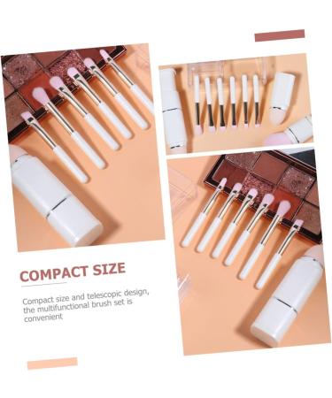 FRCOLOR 2 Sets Makeup Brush Set Eyeshadow Makeup Brush Cosmetics Brush Applicator Portable Brush Lady Tools Makeup Foundation Brush Make up Brush Mini Travel Plastic White Eye Shadow Brush - Buy Online on GoSupps.com
