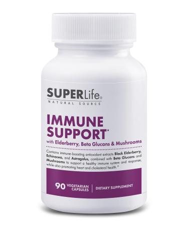 Fresh Start Immune Support - with Elderberry Echinacea Beta Glucans & Mushrooms (90 Capsules)