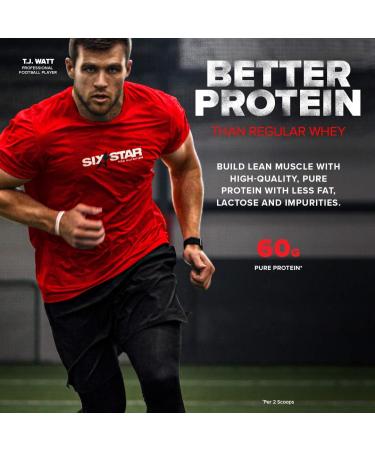 Whey Protein Powder Six Star 100% Whey Protein Plus Whey Protein Isolate & Peptides Lean Protein Powder for Muscle Gain Whey Isolate Protein Shake Vanilla 2 lbs Vanilla 20 Servings (Pack of 1) - Buy Online on GoSupps.com