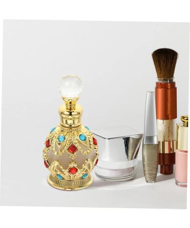 Mikinona Essential Oil Bottle Perfume Bottle Antique Makeup Container Aromatherapy Bottle Glassy Perfume Container Perfume Holder Travel Old Fashioned Cosmetic Bottle Glass Bottle - Buy Online on GoSupps.com