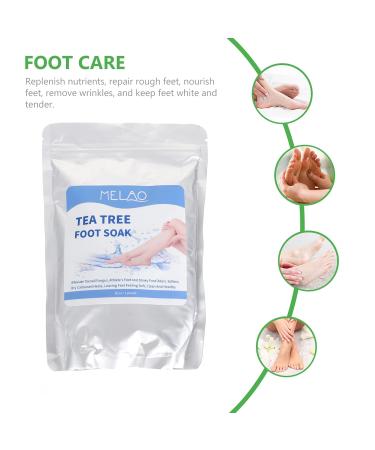Premium Tea Tree Foot Bath Salt | Exfoliating Nourishing Foot Soak & Hand Massager - International Shipping Available - Buy Online on GoSupps.com