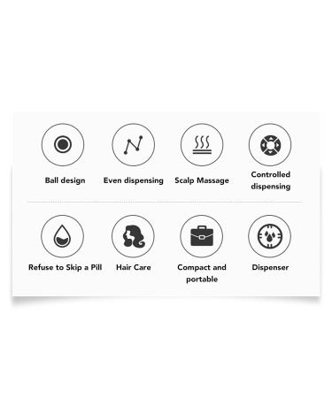 Hair Oil Applicator for Scalp - Transparent Massager Comb | 3ml Capacity for Improved Hair Care - Buy Online on GoSupps.com