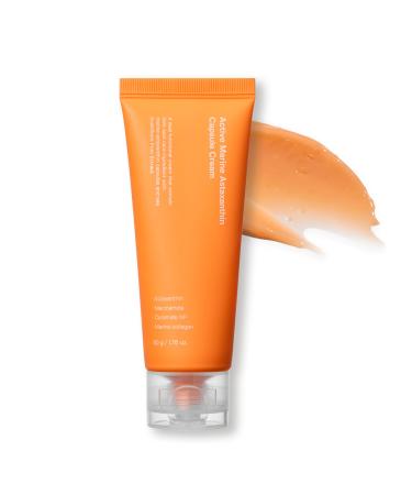 SUNGBOON EDITOR Active Marine Astaxanthin Capsule Cream 50ml | Facial Cream for Brightening | Deep Hydration Soothing Moisturizer