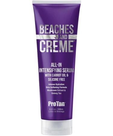 ProTan Beaches & Creme Dark Tanning Gelee with Hemp Seed & Carrot Oil All-In Intensifying Serum and Tanning Goggles 250 ml Each for Luxurious Sun-Kissed Skin - Buy Online on GoSupps.com