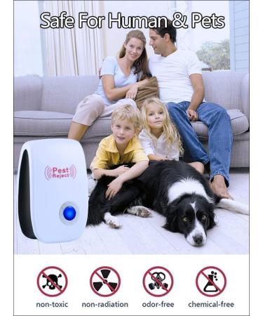 Ultrasonic Pest Repellent 6 Pack - Indoor Pest Control for Home, Kitchen, Office, Warehouse, Hotel - Mosquito Repellent - Effective Pest Repeller - Buy Online on GoSupps.com
