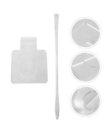Beaupretty 2-in-1 Makeup Palette & Mixing Set - Foundation Mixer Nail Art Gadget Acrylic Spatula for Perfect Cosmetic Blends - Buy Online on GoSupps.com