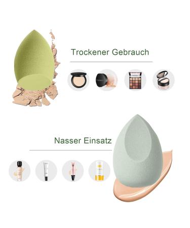 Buy Euduq 8-Piece Makeup Sponge Set - Colorful Blenders for Flawless Foundation & Powder Application - International Shipping Available - Buy Online on GoSupps.com