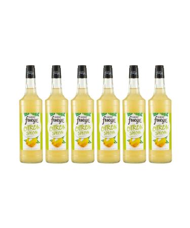 Fuego Lemon Syrup Special tangy - 6 x 1 L