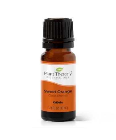 Plant Therapy Sweet Orange Essential Oil 100% Pure Undiluted Natural Aromatherapy Therapeutic Grade 10 mL (1/3 oz)