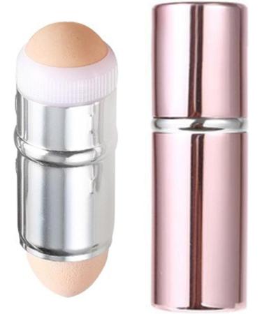 Double Head Design Oil-Absorbing Volcanic Face Roller Portable and Reusable Oil-Resistant Facial Tool Face Makeup Facial Skincare Tool for Facial Massage/l Pink - Buy Online on GoSupps.com