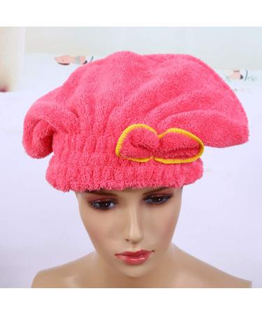 Microfiber Hair Towel Turban for Women - Instant Drying Super Absorbent & Rapidly Drying Red Hair Wrap - Buy Online on GoSupps.com