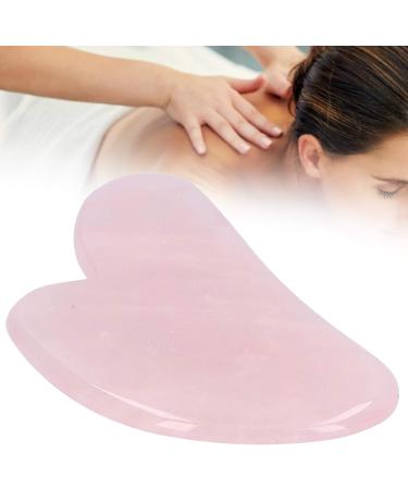 Verdant Touch Rose Quartz Gua Sha Heart Shape Massage Stone - Scraping Board for Face & Body | International Shipping - Buy Online on GoSupps.com