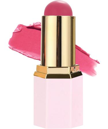  Ruwshuuk Blush Stick for Cheeks | Moisturizing and Water Resistant Blusher with Milky Texture - Makeup Product for Dry & Combination Skin Cheeks Brow Lip & Events - Buy Online on GoSupps.com