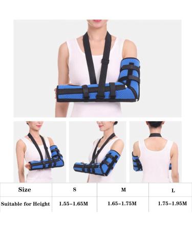 Buy SFKLYU Adjustable Arm Sling for Shoulder Injury - Padded Support Brace for Men & Women (Medium) | International Shipping Available - Buy Online on GoSupps.com