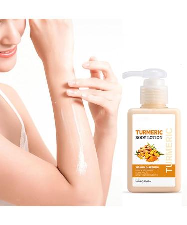 Turmeric Body Lotion Tumeric Cream For Face And Body Remove Acne Dark Spots Sun Damaged Skin Anti-Aging Firming Body Lotion Body & Face Dry Skin Moisturizer Women Men 100 ml - Buy Online on GoSupps.com