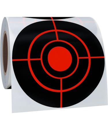 Hybsk 4 inch Red Splatter Target Stickers - Reactive Shooting Targets for BB Pellet Airsoft Guns - Buy Online on GoSupps.com