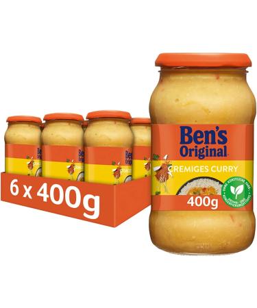 BEN'S ORIGINAL Ben's Original Sauce Creamy Curry 6 jars (6 x 400g) Creamy Curry 400 g (pack of 6)