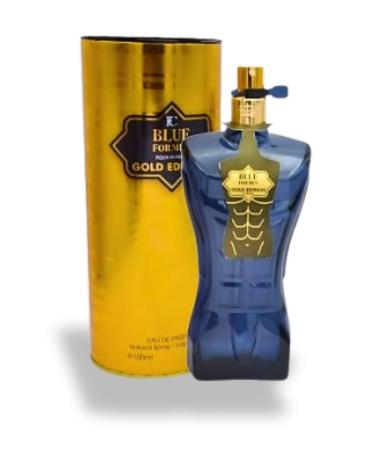 Blue For Men Gold Edition Eau de Parfum Amber Fougere fragrance for Men 3.4 - Buy Online on GoSupps.com