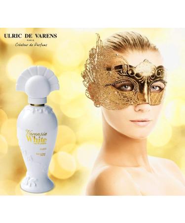Ulric De Varens Varensia White Eau De Parfum for Women- Creamy Feminine Delicious Scent - Notes of Peach Apple & Vanilla- Floral & Sweet- 1.7 Fl Oz - Buy Online on GoSupps.com