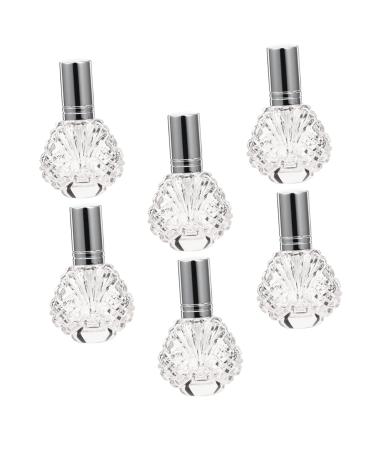 FRCOLOR 6pcs Perfume Bottle Travel Perfume Fine Mist Spray Bottle Small Glass Spray Bottles Glass Spray Bottles for Essential Oils Empty Atomizers Bottle Crystal Perfume Sprayer