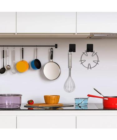 Yoursy 8-Piece Self-Adhesive Shower Shaver Bracket - Waterproof Razor Hooks for Bathroom & Kitchen - Black Razor Holder - Buy Online on GoSupps.com