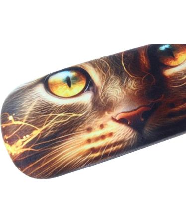 Paule & Knopf Modern Hard Case - Trendy Brown Cat Motif + Microfiber Cloth | International Shipping Available - Buy Online on GoSupps.com