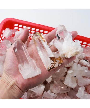 1PC Natural Raw Clear Quartz Cluster White Crystal Stone Specimen Home Decoration Crafts Ornament (Size : 30-50g) - Buy Online on GoSupps.com