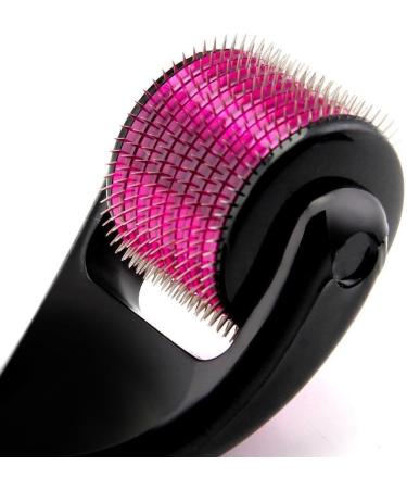 540-Titanium Derma Roller Micro Needles Min-Oxidil Women Hair Growth Derma Stamp Beard and Face Roller Micro Needling Pen for Anti Scarring -Aiging Skin Care and Acne Treatment (Derma-Roll-0.5mm) - Buy Online on GoSupps.com