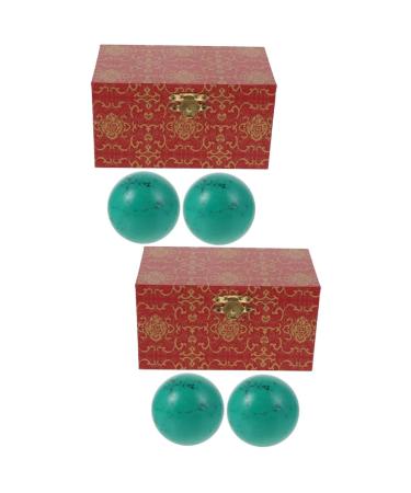 Frcolor 4 piece of turquoise handball fitness gift hand massage exercise home decor apartment furnishings The gift gifts manual balls creative spheres stress reductioners gymnastics ball china