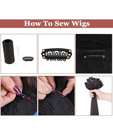 Emageren 100 Pcs Wig Clips - Premium Hair Extensions U-Form Metal Clips (32mm & 28mm) - Secure & Durable Hair Combing Solutions - Buy Online on GoSupps.com