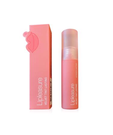 MAKEHEAL Lipleasure Velvet Lip Tint Lasting Matte Long-Lasting Lip Tint Velvet Blur Finish Smooth and Hydrated Lips All-Day Vibrant and Soft Shades (02 - Peach)