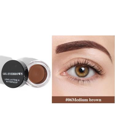 Colorful eyebrow cream waterproof three-dimensional stereotypes above the color eyebrows (06) - Buy Online on GoSupps.com