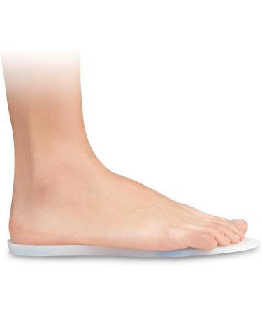 Orthopedic Silicone Shoe Inserts - Comfortable & Hypoallergenic Insoles for Walking/Fitness - Transparent XS (33-34) - Buy Online on GoSupps.com