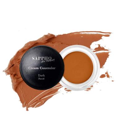 SAPPHO New Paradigm - Organic Cream Concealer | Clean Vegan Cruelty-Free Makeup (5 - Dark)