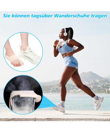Soarfly Adjustable Hallux Valgus Correction Rail - Pain Relief Bandage for Day & Night Use | Non-Slip Heel Strap | Effective Treatment for Foot Problems - Buy Online on GoSupps.com