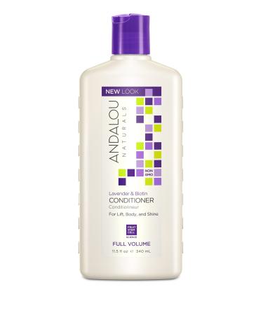 Andalou Naturals Full Volume Hair Conditioner, Lavendor & Biotin - 11.5 Oz Lavender & Biotin 11.5 Fl Oz (Pack of 1)
