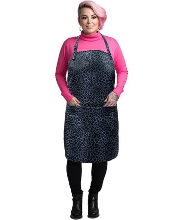 Buy Plus Size Hair Stylist Apron - Extra Large Salon Apron XL/XXL for Women | Stylish & Comfortable Black Leopard Aprons for Nail Technicians & Estheticians - Buy Online on GoSupps.com