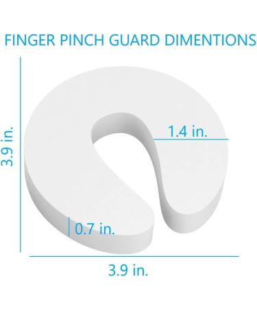 Door Pinch Guard and Door Slam Stopper 6pk. Use Safety Door Guard Made of Soft Foam to Keep Door Open. Serves As a Door Protector for Kids by Arcleer - Buy Online on GoSupps.com