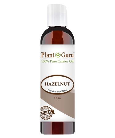 Hazelnut Oil 4 oz Cold Pressed Carrier 100% Pure Natural For Skin, Body, Face, and Hair Growth Moisturizer. Great For Creams, Lotions, Lip balm and Soap Making - Buy Online on GoSupps.com