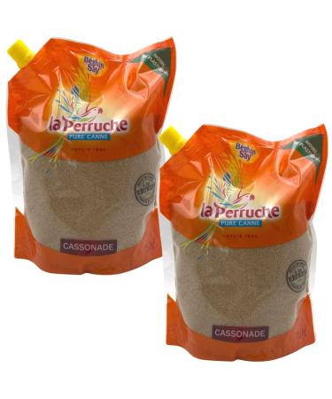 La Perruche Brown Cassonade Sugar 750g x 2