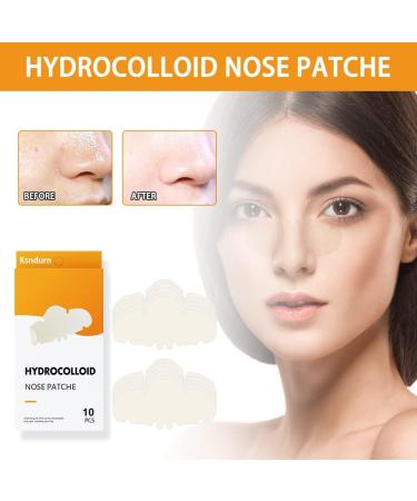 Hydrocolloid Patches Ksndurn 10 PCS Hydrocolloid Bandages - Nose/Hydrocolloid Pimple Patch (White) - Buy Online on GoSupps.com