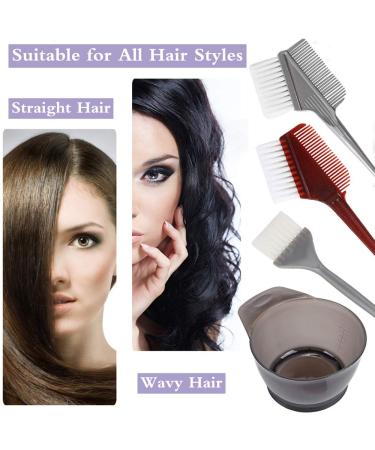 Professional Salon 2021 Hair Coloring Kit - 4 PCS Dye Brush, Bowl Set, Comb, Tint Tool - Buy Online on GoSupps.com