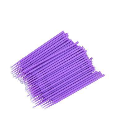 Clavier Disposable Eyelash Applicator - 100 Lint-Free Microfiber Micro-Brushes for Precision Makeup Removal & Application - Buy Online on GoSupps.com