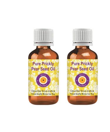 d ve herbes Pure Prickly Pear Seed Oil (Opuntia ficus-Indica) Infused (Pack of Two) 100ml X 2 (6.76 oz) 3.38 Fl Oz (Pack of 2)