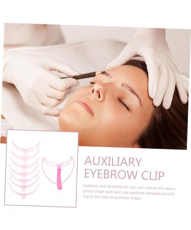 DOITOOL 6 Sets Eyebrow Aid Convenient Eyebrow Stencil Plastic Brow Stencils Travel Eyebrow Shape Card - Buy Online on GoSupps.com