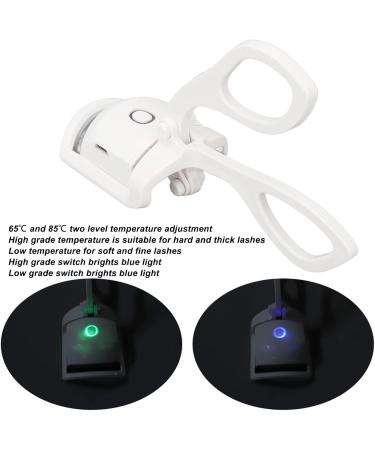 Qukaim Rechargeable Lash Curler Heated Eyelash Curler Electric Rechargeable Handheld 2 Heating Modes Portable White - Buy Online on GoSupps.com