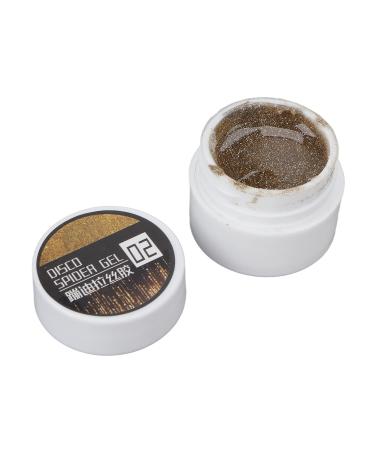 Glitter Nail Spinner Angels - Set of 3 Durable & Elastic DIY Art for Beginners - Shiny Finish 8g Gold - Buy Online on GoSupps.com